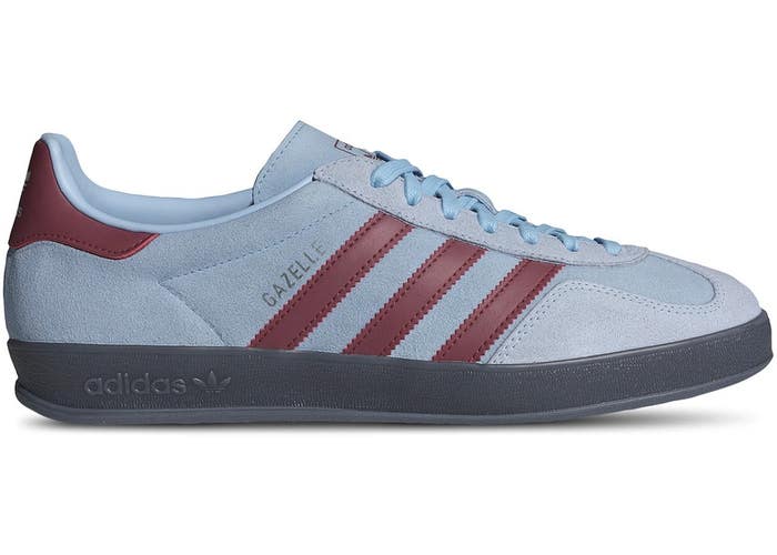 Size 11 - adidas Gazelle Indoor Clear Sky Noble Maroon IH9639