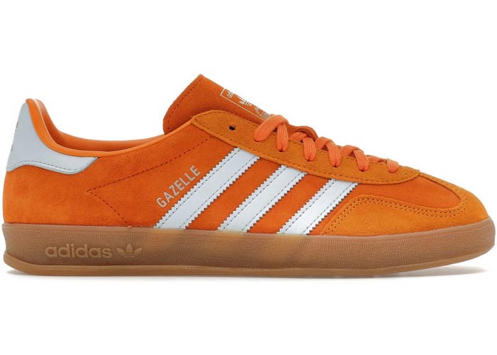 Size 4.5 - adidas Gazelle Indoor Unity Orange Crystal Sky IH9640