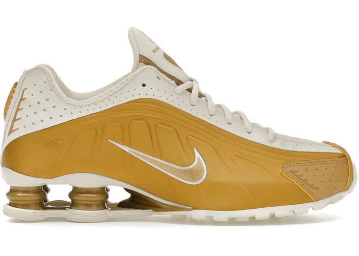 Size 7.5 - Nike Shox R4 Metallic Gold (Women's) AR3565-010