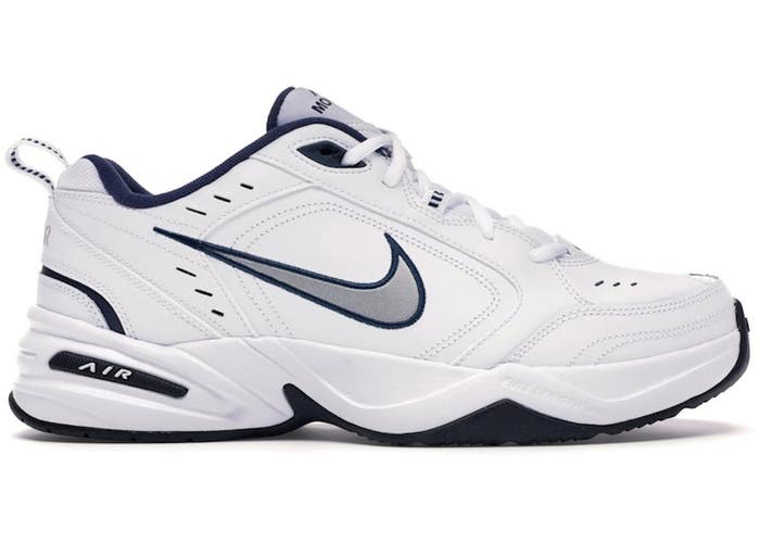 Size 13 - Nike Air Monarch IV White Navy 415445-102