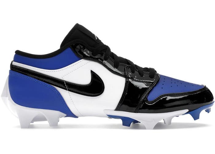 Size 13 - Jordan 1 Low TD Cleat Game Royal White FJ6245-401
