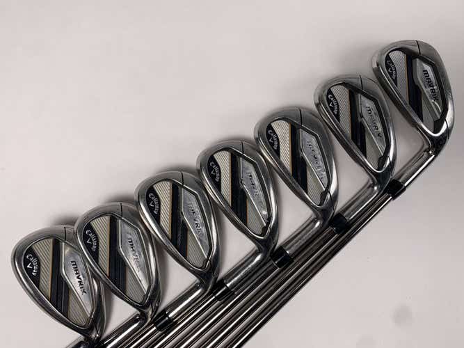 Callaway Mavrik Iron Set 5-PW+AW Recoil ESX 460 F2 Senior Graphite Mens RH