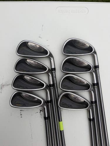 Cobra 3400 I/XH Iron Set 3-PW Graphite Design YS-5.1 Regular Flex +1/4" NICE