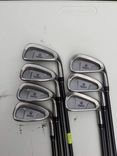 TaylorMade 360 Iron Set 4-PW Lite R-80 Regular Flex +1/2" NICE