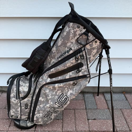 Ping Hoofer Camo Camouflage Stand Carry Bag 5 Way Dividers