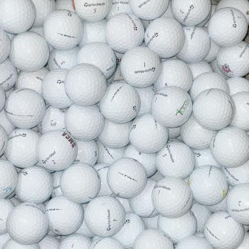 100 Near Mint White TaylorMade TP5X..... AAAA Used Golf Balls