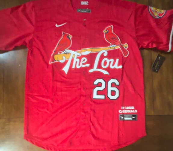 St. Louis Cardinals JJ Wetherholt City Connect Jersey Adult Large NWT