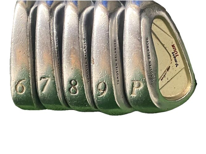 Yonex V-Mass Tour Forged Iron Set 6-PW S300 Stiff Steel 6i 37" RH New Grips