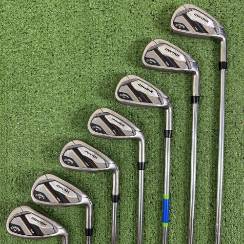 Callaway Mavrik Max Iron Set 5-PW AW KBS Max Regular Flex 80g Steel