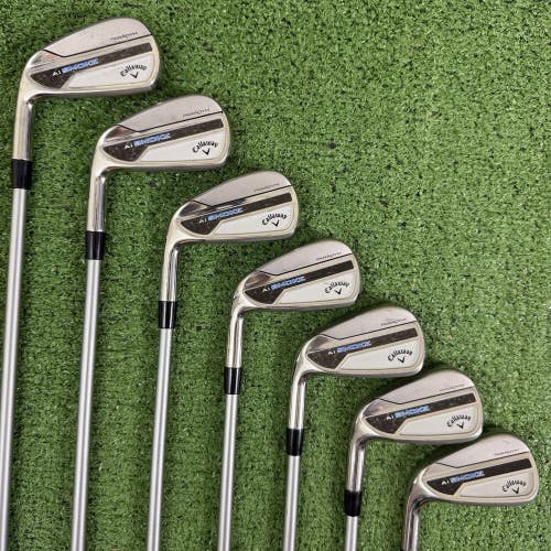 Callaway Ai Smoke Paradym Iron Set 4-PW KBS C-Taper 130 Extra Stiff Left Handed