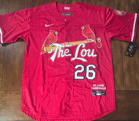 St. Louis Cardinals JJ Wetherholt City Connect Jersey Adult Medium NWT