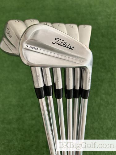 Titleist T350 25 Forged Iron Set 4-P / True Temper AMT Red Regular