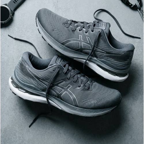 ASICS Gel-Kayano 28 Mens Size 11 Grey Running Stability Shoes Sneakers 1011B188