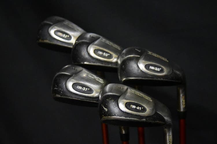 HIPPO XXL "IW" (IRON-WOOD) HYBRID IRONS SET:5-9, SHAFT 39IN, SENIOR FLEX, RH, NG