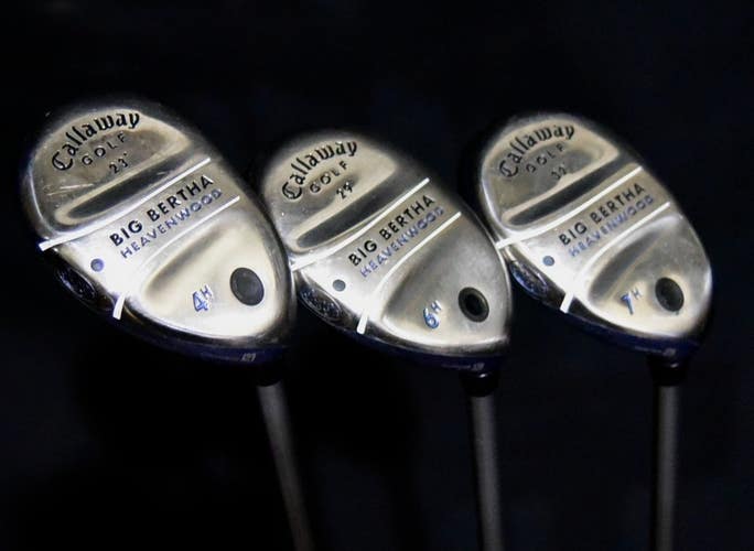 CALLAWAY BIG BERTHA HEAVENWOOD 4,6,7 HYBRID SHAFT 38.5IN, LADY FLEX RH, NEW GRIP