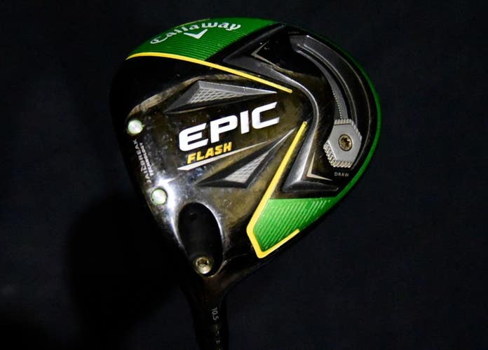CALLAWAY EPIC FLASH DRIVER LOFT 10.5 SHAFT 45.5 IN REGULAR FLEX LH NEW GRIP