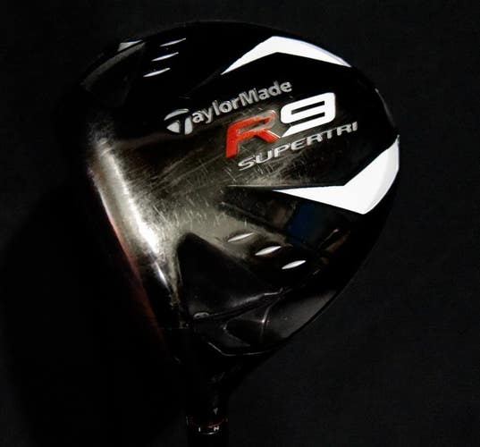 TAYLORMADE R9 SUPERTRI DRIVER LOFT 9.5, SHAFT 45.5IN, REGULAR FLEX, LEFT HANDED