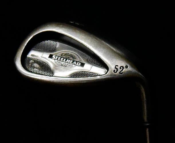 CALLAWAY STEELHEAD X-14 PRO SERIES GAP WEDGE LOFT 52, SHAFT 36.5 IN, STIFF F, RH