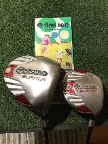 Taylormade 2007 Burner Woods Set (Driver & 3W) Regular REAX 50 Graphite Shafts