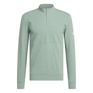 NWT ADIDAS Ultimate365  1/4 ZIP ATHLETIC SWEATHIRT MEN SIZE XL LIGHT GREEN $130