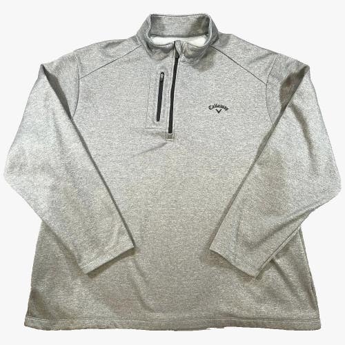 NWT CALLAWAY 1/4 ZIP ATHLETIC FLEECE PULLOVER SWEATSHIRT MEN SIZE M $100