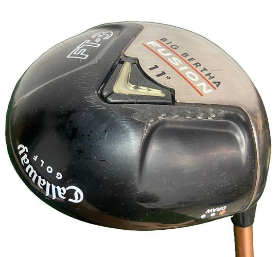 Callaway FT-3 Big Bertha Fusion Driver 11* Draw RH 55g Ladies Graphite 43.5"