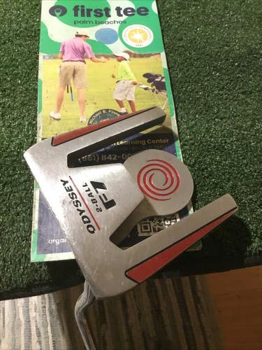 Odyssey Left Handed F7 2-Ball Center Shafted Putter 33 (LH)