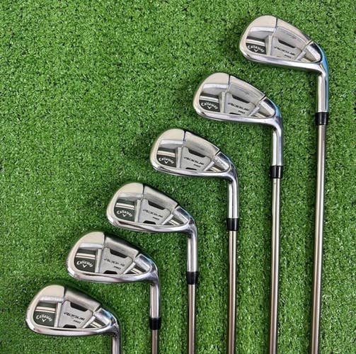 Callaway Rogue Pro CF 18 Iron Set 6-PW AW Regular Flex Recoil ES 760 F3