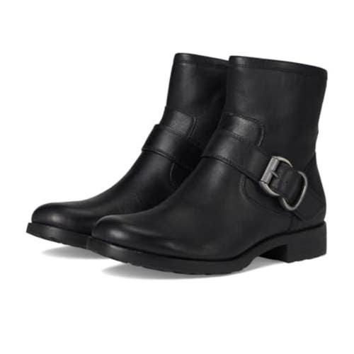Sofft Brie SF0103401 Boots Women's US 9.5 B Black Leather Ankle Bootie ZOGG2923