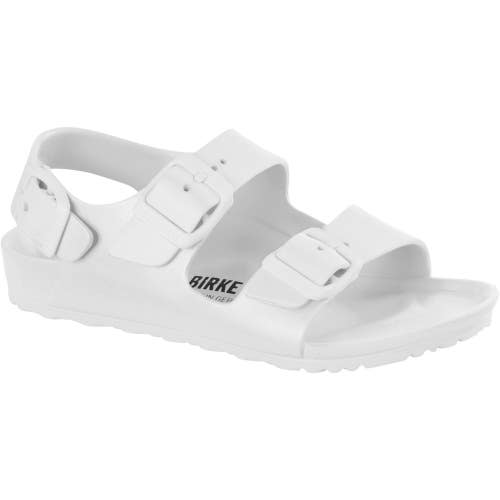 Birkenstock Milano 1019458 Sandals Kids 12 White EVA Adjustable Strap ZOGG2860