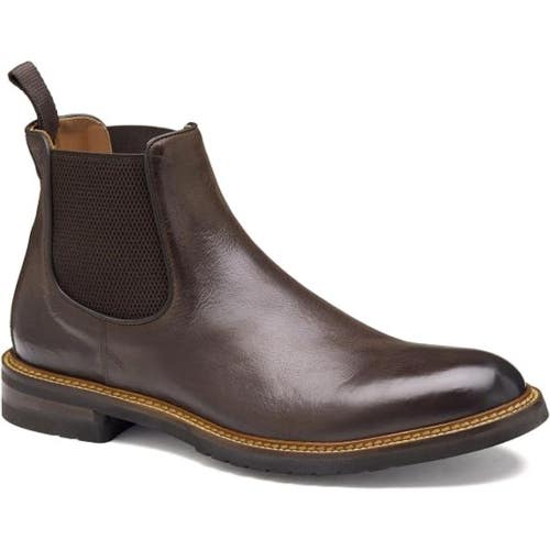 Johnston & Murphy Hartford Boots Men's 11 Dark Brown Calfskin Chelsea ZOGG3159