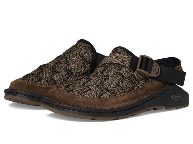 Chaco Canyon JCH103365Z Clog Men's 11D Hut Dark Sand Woven Casual Shoes ZOGG3350