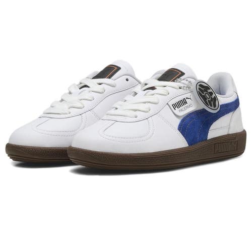 Puma Palermo Rocket League 399434-01 Sneakers Kids 5 White Leather Shoe ZOGG2907