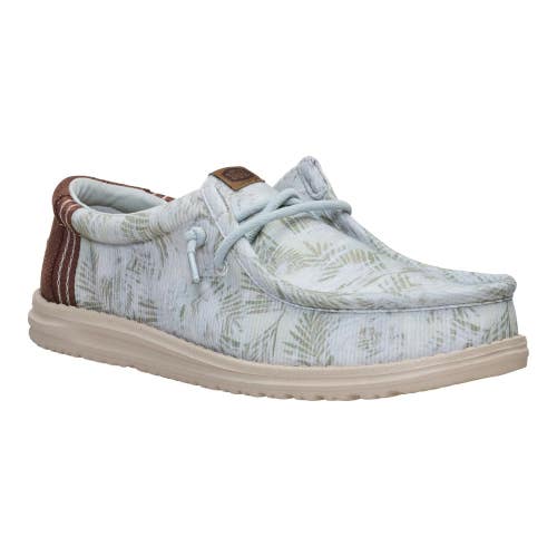 Hey Dude Wally 45244-3BL Mens 9 M Harbor Green Washed Palm Casual Shoes MEW1734