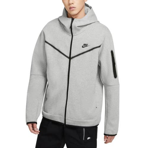 Nike Sportswear Tech Fleece Windrunner Hoodie Men's 2XL Gray Full Zip FTS1675