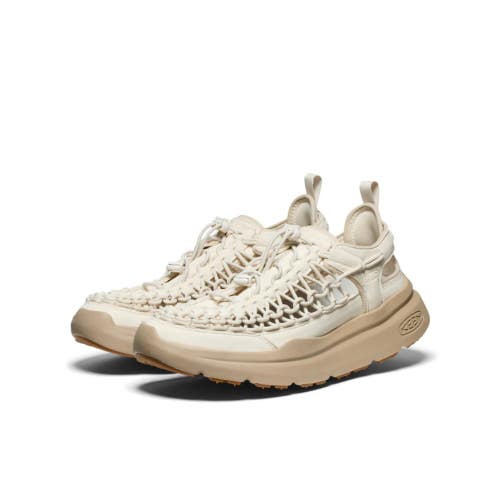 Keen Uneek UK Sneaker Women 6.5 Birch Plaza Taupe Open Air Walking Shoes SHOP589