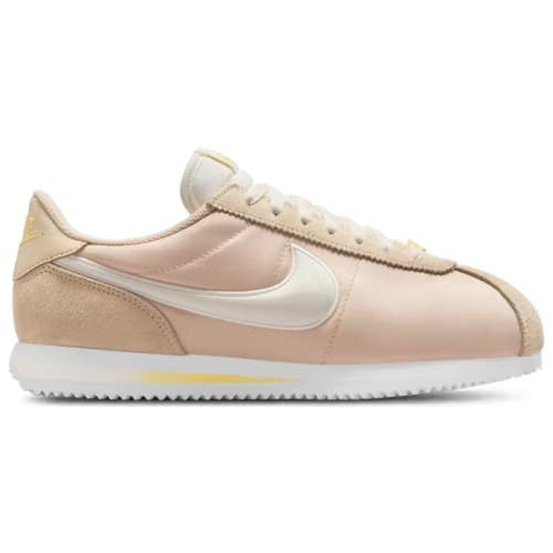 Nike Cortez FL1 Q0353126 Sneakers Womens Alabaster Soft Yellow Shoes SHOP619