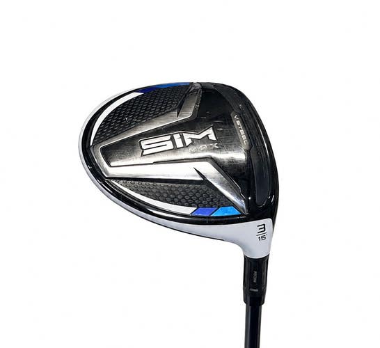 TaylorMade SIM Max 15* 3 Wood Graphite Ventus Blue 5-R Regular Flex
