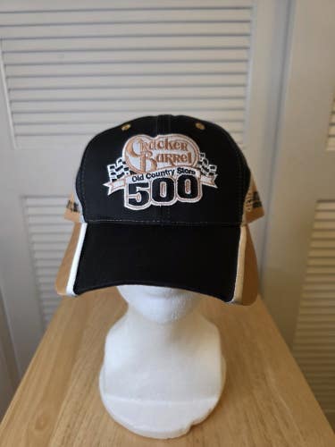 Vintage 2001 Cracker Barrel 500 Snapback Hat NASCAR