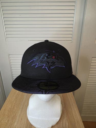 NWS Baltimore Ravens Fade New Era 59fifty 7 NFL