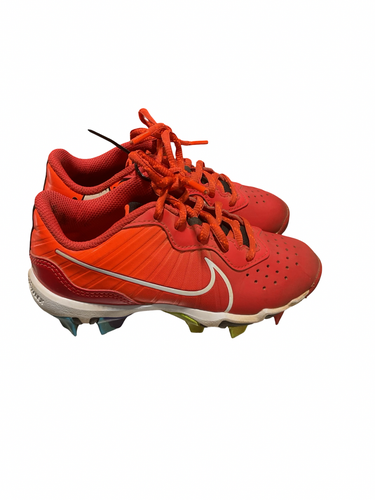 Used Nike FASTFLEX CLEATS BB/SB Cleats Orange Youth 12.0 11834-S000054742