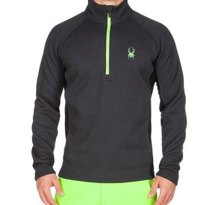 NWT SPYDER CORE ATHLETIC SWEATSHIRT FLEECE WARM MEN SIZE L $100