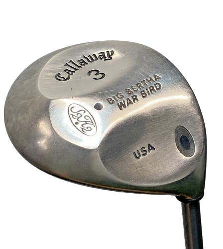Callaway Big Bertha War Bird 3 Wood RH System 90 Regular Graphite 42.5" New Grip