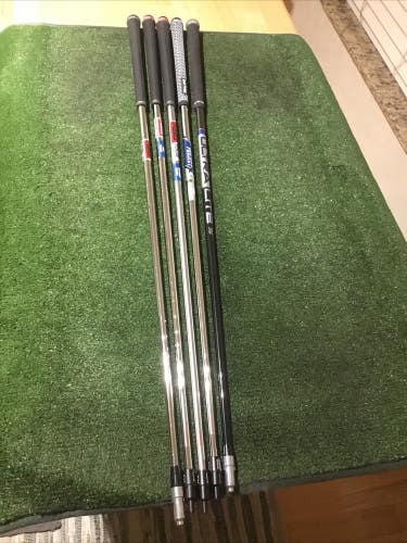Bundle Of 5 Steel & Graphite Irons Fitting Shafts (New) 36-37 (Read)