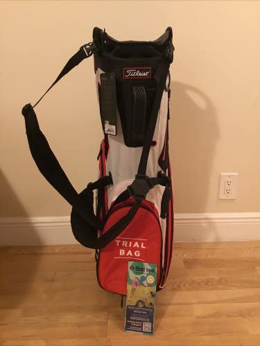 Titleist Hybrid 14 Trial Stand Bag with 14-way Dividers & Rain Cover (New) Read