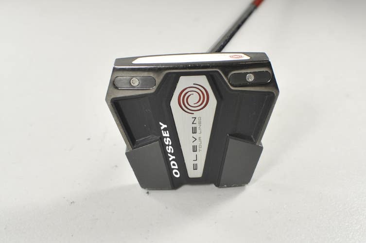 Odyssey Eleven Tour Lined CS 34" Putter RH Stroke Lab Steel with Cover #223550