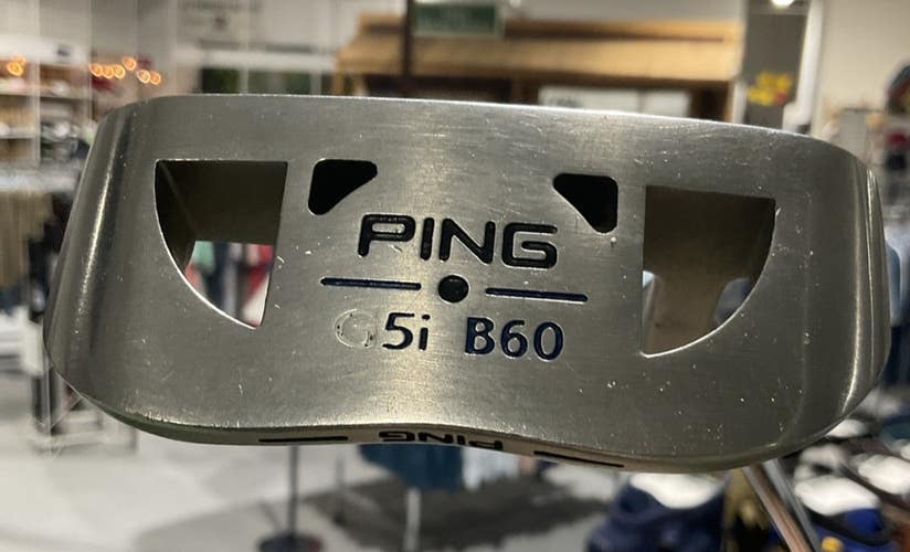 Ping G5i B60 Mid-Mallet Putter 34" Steel Shaft 10" Karma Grip MRH USED