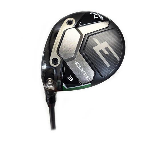 LH Callaway Elyte 15* 3 Fairway Wood Graphite Denali Blue 60g Stiff Flex