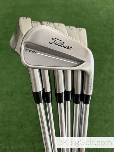 Titleist T100 25 Forged Iron Set 4-P / True Temper AMT White Stiff