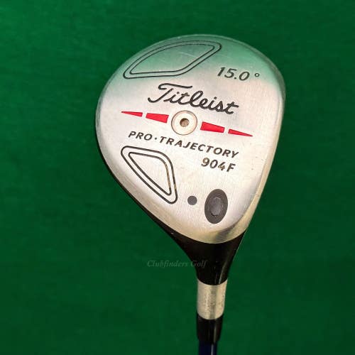 Titleist Pro Trajectory 904F 15 Fairway Wood Graphite Design YS-6 FW+ Stiff